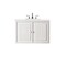 James Martin Vanities Athens 36in Single Vanity, Glossy White w/ 3 CM White Zeus Quartz Top E645-V36-GW-3WZ - alternate 7